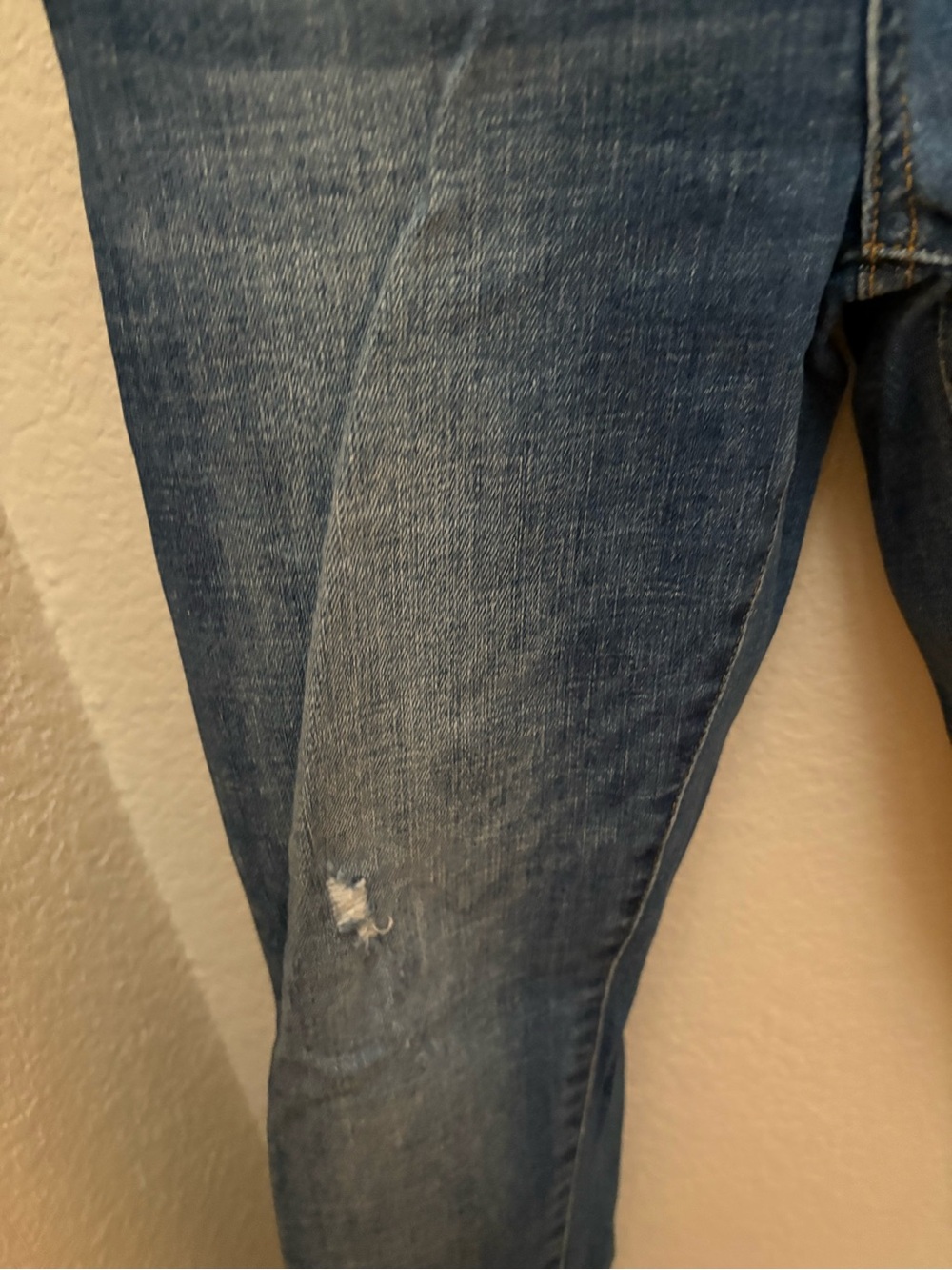 Judy Blue Women's Blue Distressed Skinny Jeans - Picture 4 of 5